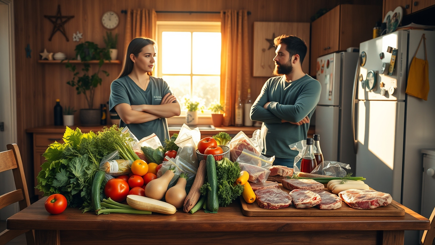 Debating Grocery Costs: AITA for Not Splitting Vegan and Meat Products Equally?