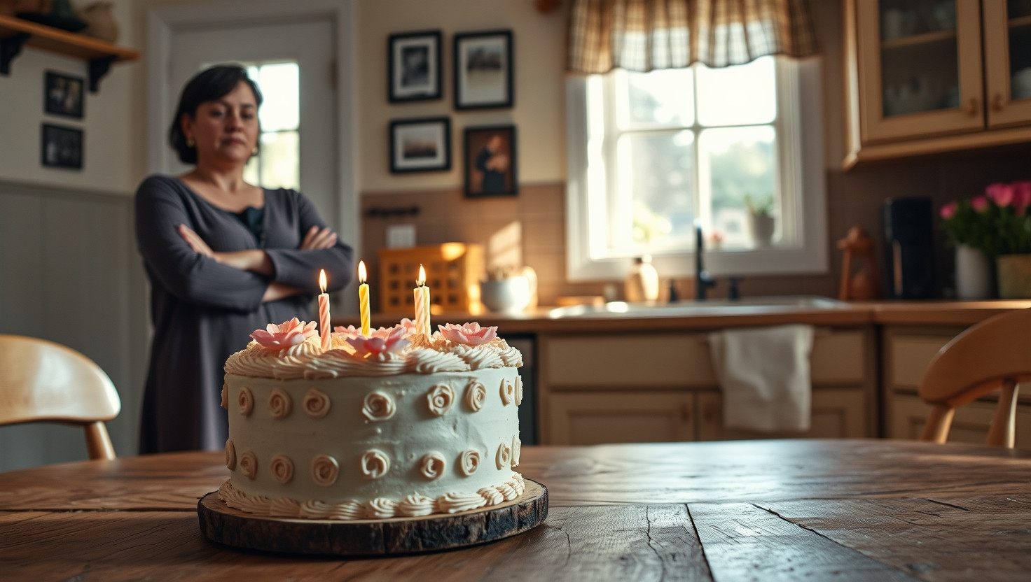 Debating Whether to Share Birthday Cake with Step-Sister Who Eats Food Without Asking - WIBTA?