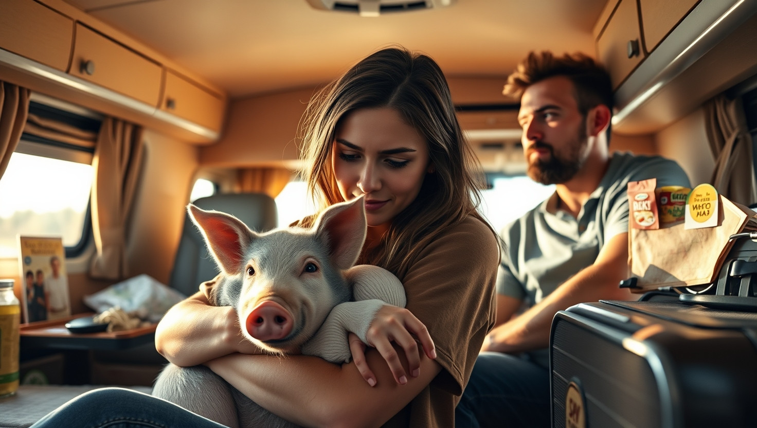 Should I Bring My Pet Pig on Family Road Trip Despite Husbands Allergies?