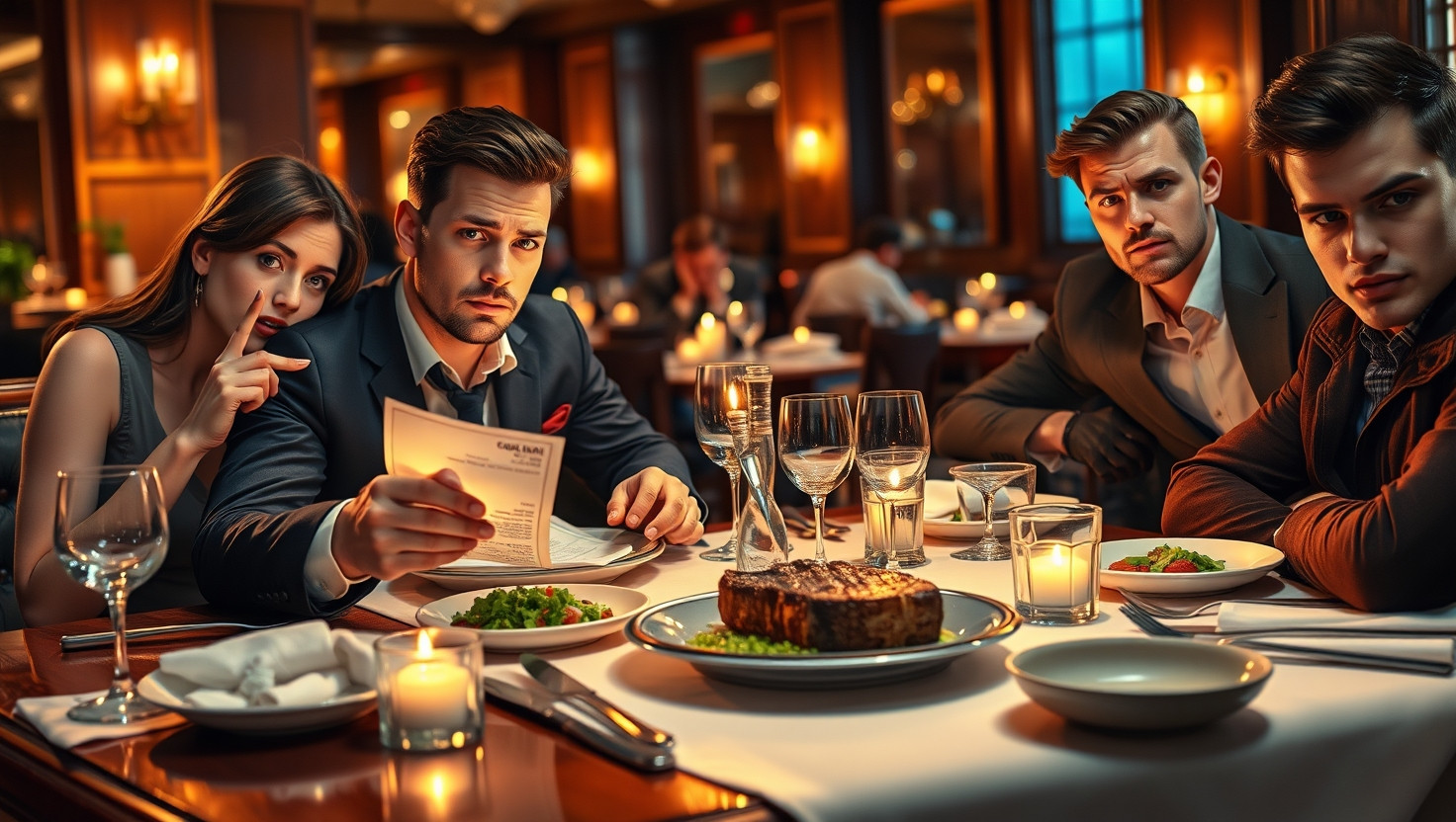 Awkwardly Saving Money by Splitting Bill Based on Orders: AITAH?