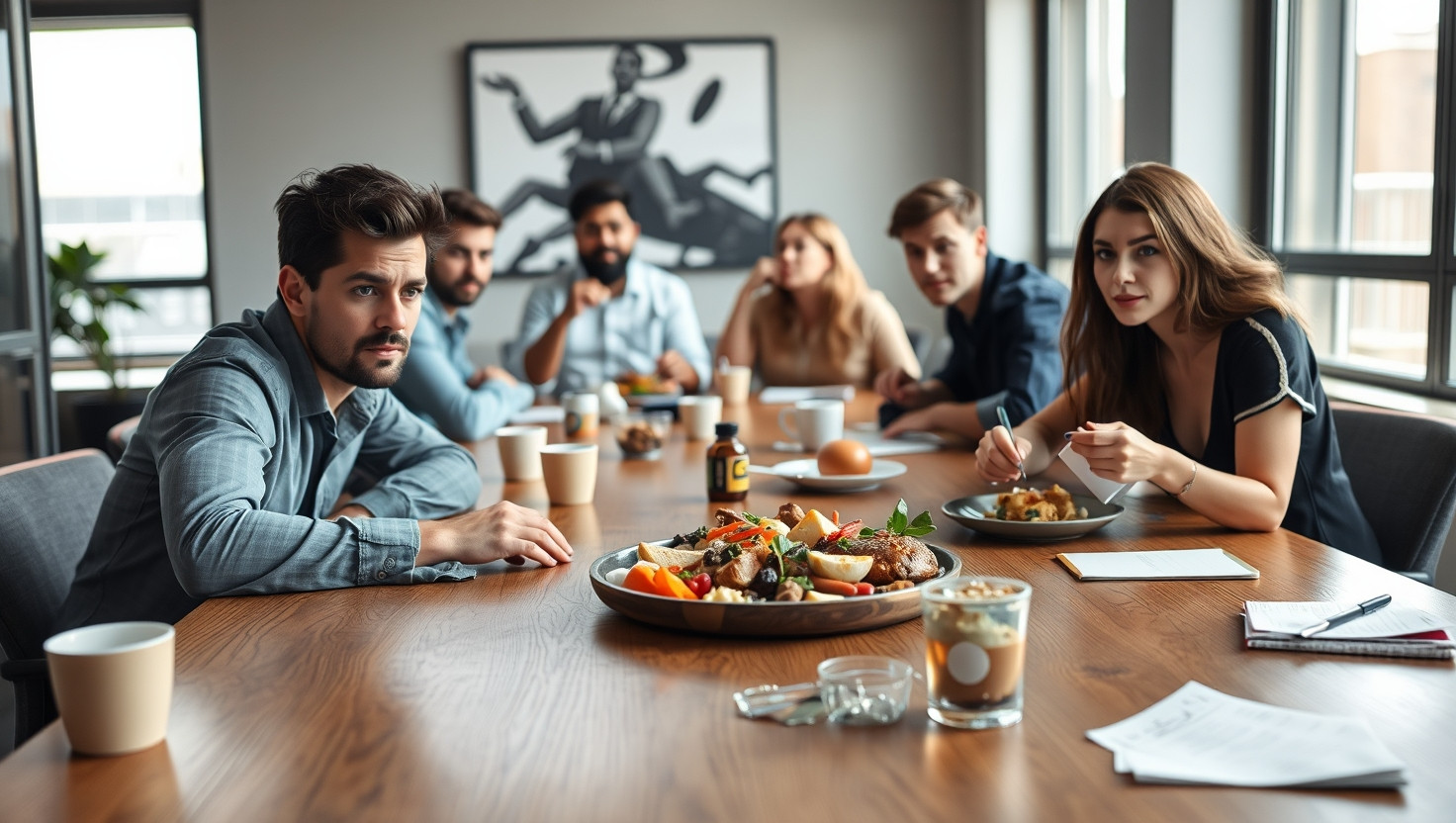 Should I Bill My Coworker for Solo Lunch Order at Team Meeting?