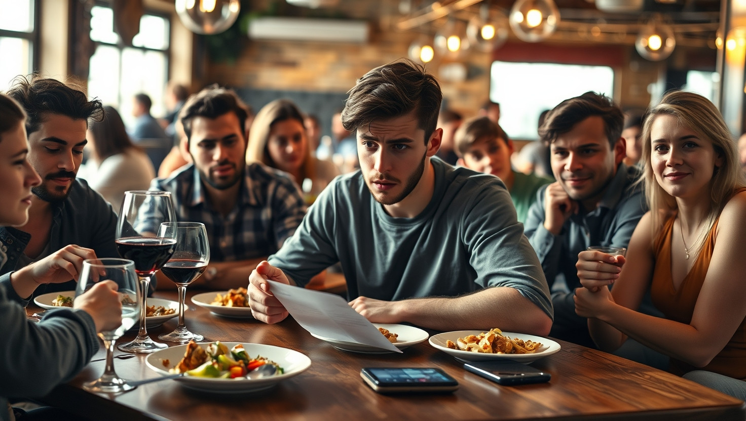 Is It Fair to Propose Splitting a Restaurant Bill Based on What You Ate? My Friends Were Divided