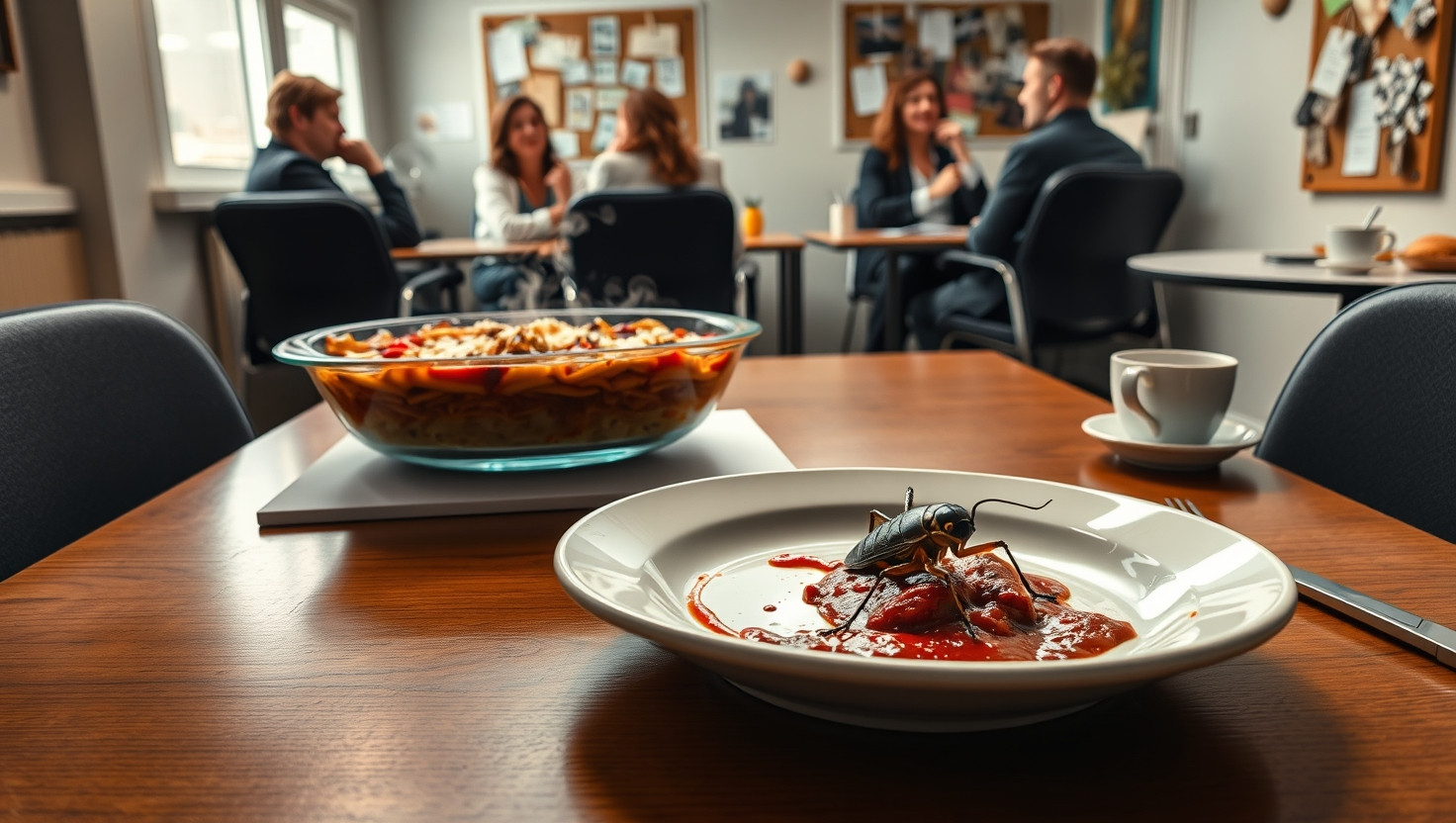 Colleagues Homemade Dish Contained Cockroach - WIBTA for Refusing More?
