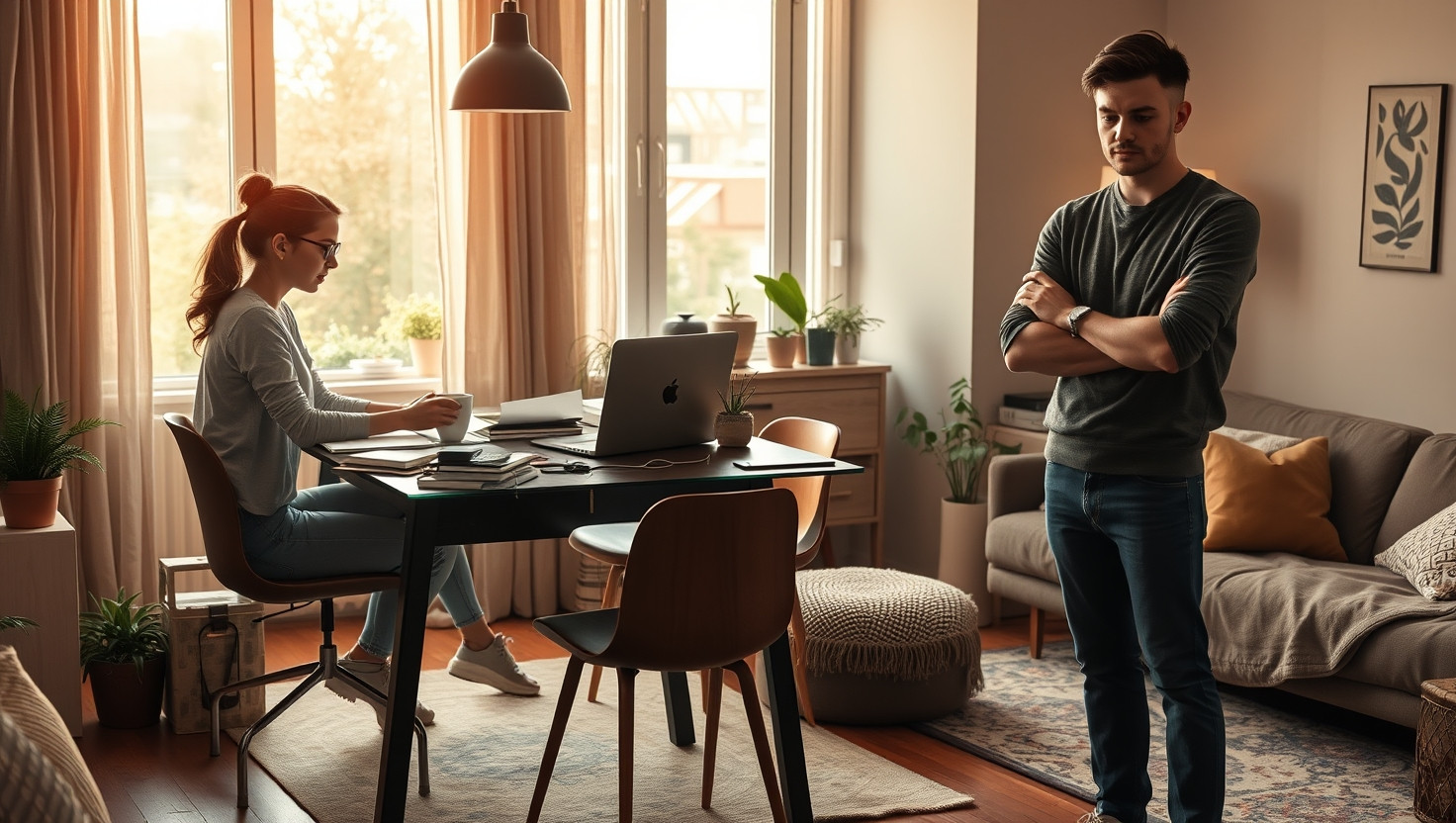 Should I Pay Equal Rent If My Roommate Uses Shared Spaces for Work?