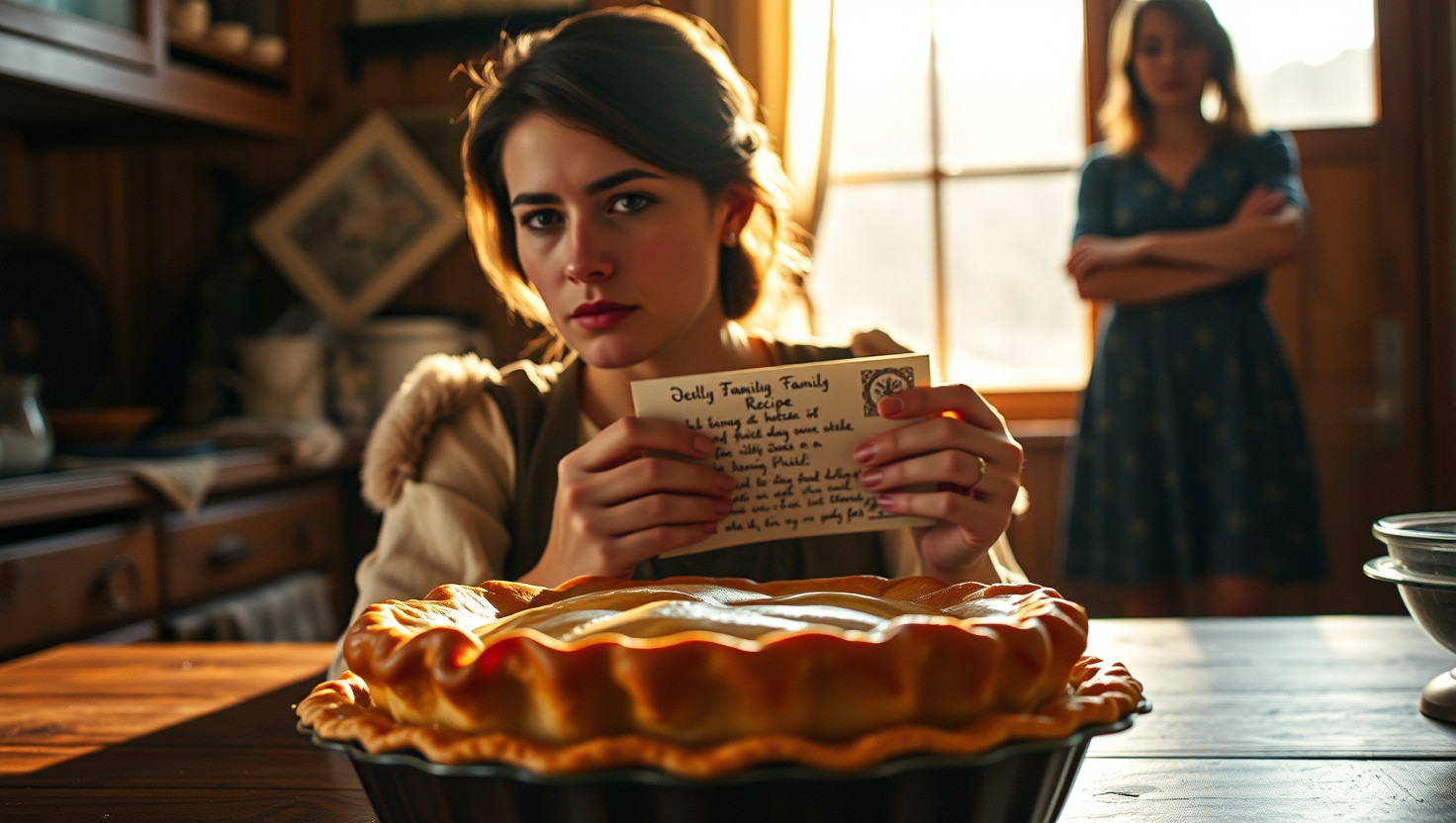Family Drama: Refusing to Share Grandmas Pie Recipe for Profit - AITA?