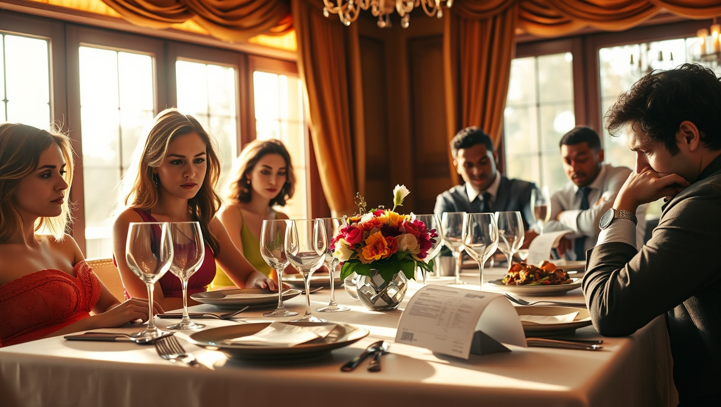 Should I Split the Bill Evenly with a Friend Who Cant Afford a Fancy Restaurant? AITA?