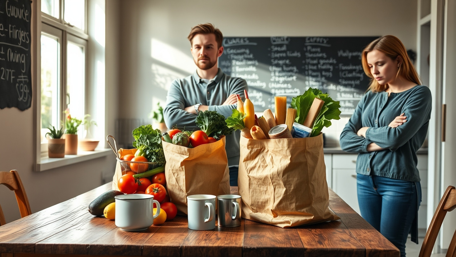 Dealing with Costly Organic Groceries: AITA for Refusing to Split Bills with Vegetarian Housemate?