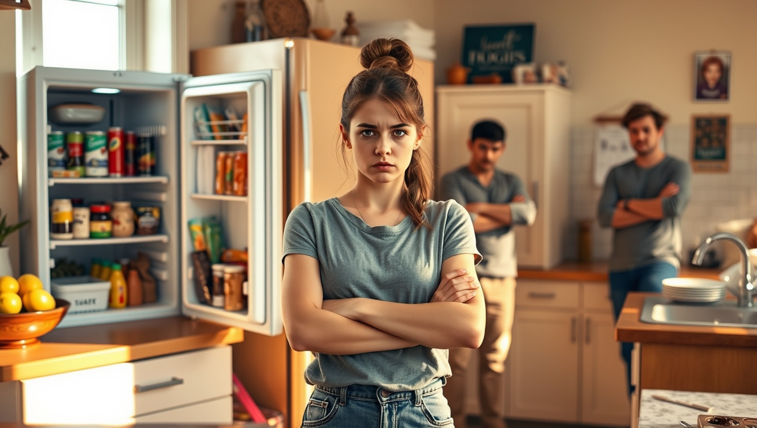 Financial Struggle Leads to Fridge Standoff with Housemates: AITA for Refusing to Budget for Groceries?