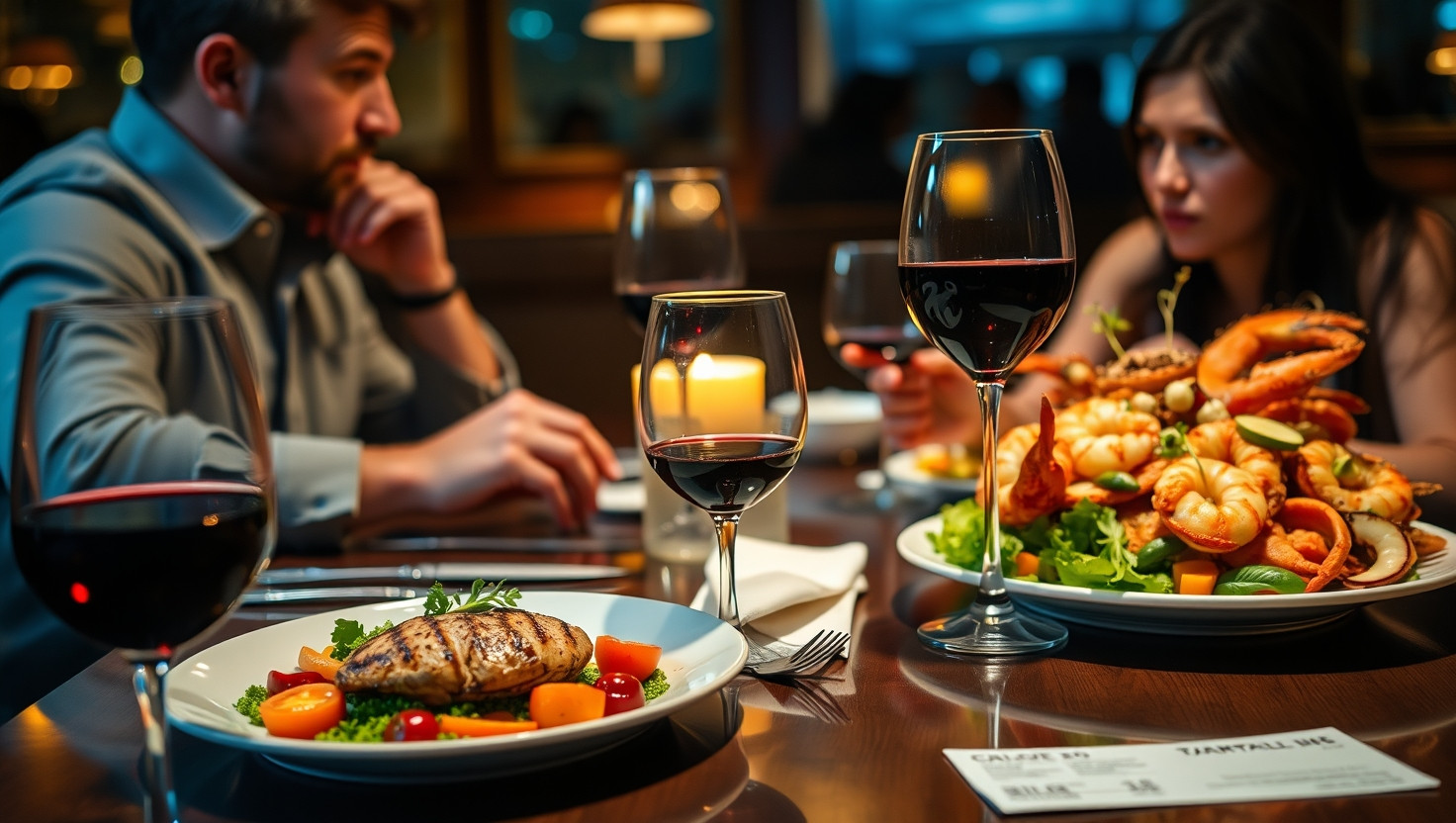 Friend secretly upgrades meal to expensive dish, WIBTA for refusing to split the bill evenly?