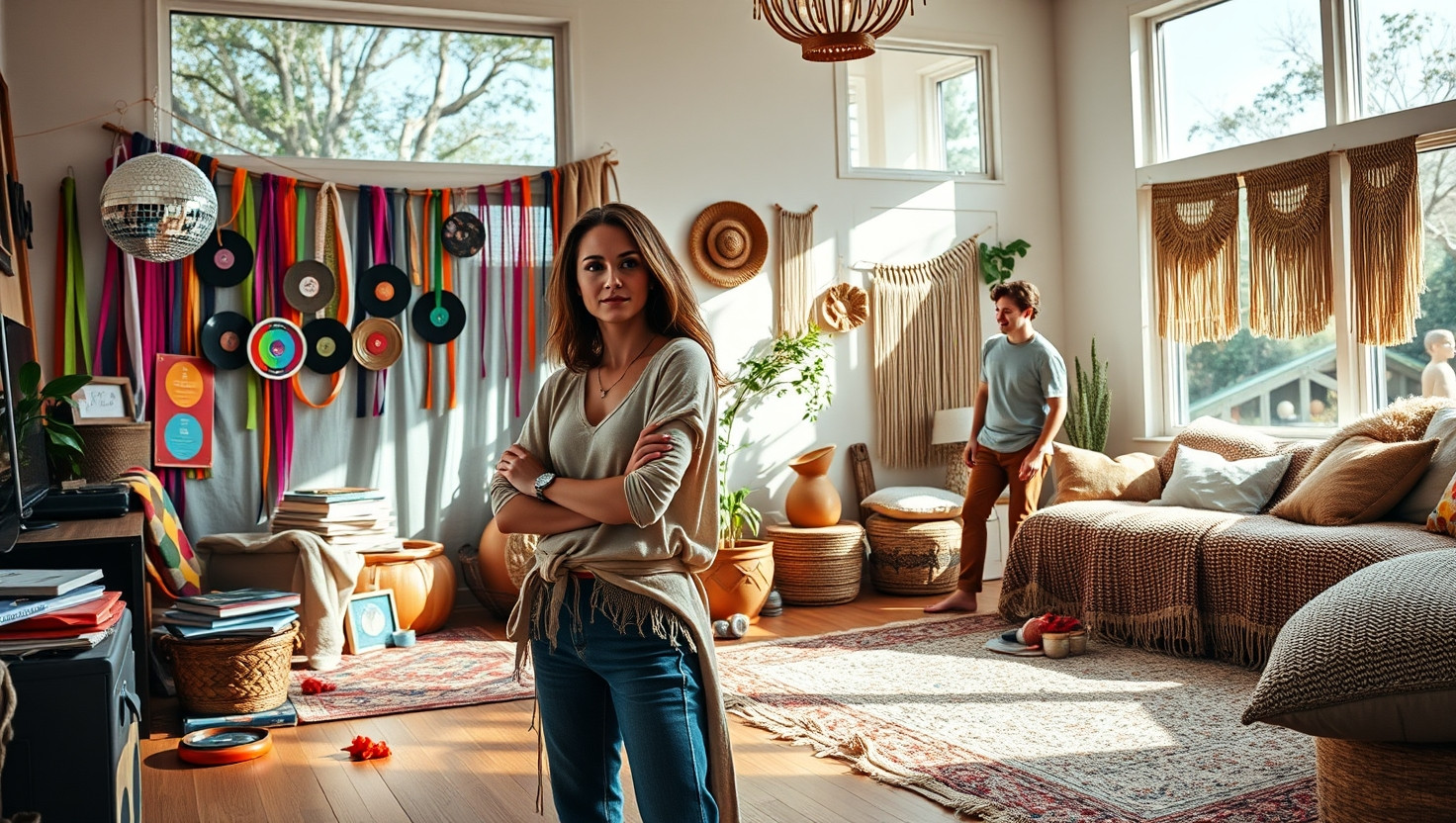 Friends 80s Disco Housewarming Party Sparks Theme Dilemma: AITA for Insisting on Boho Chic Instead?