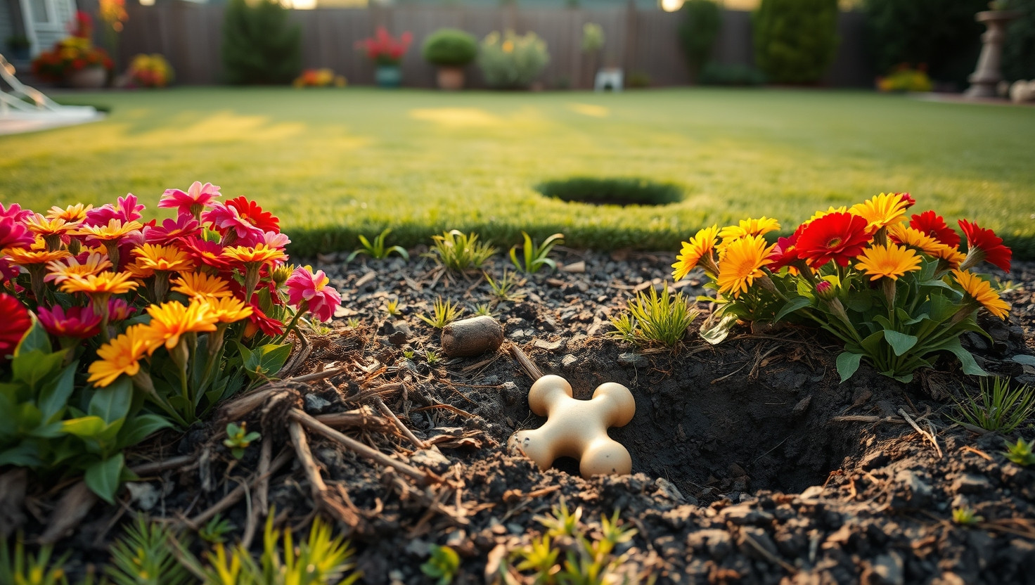 Friends Puppy Destroyed My Yard During Playdate - AITA for Keeping Quiet?