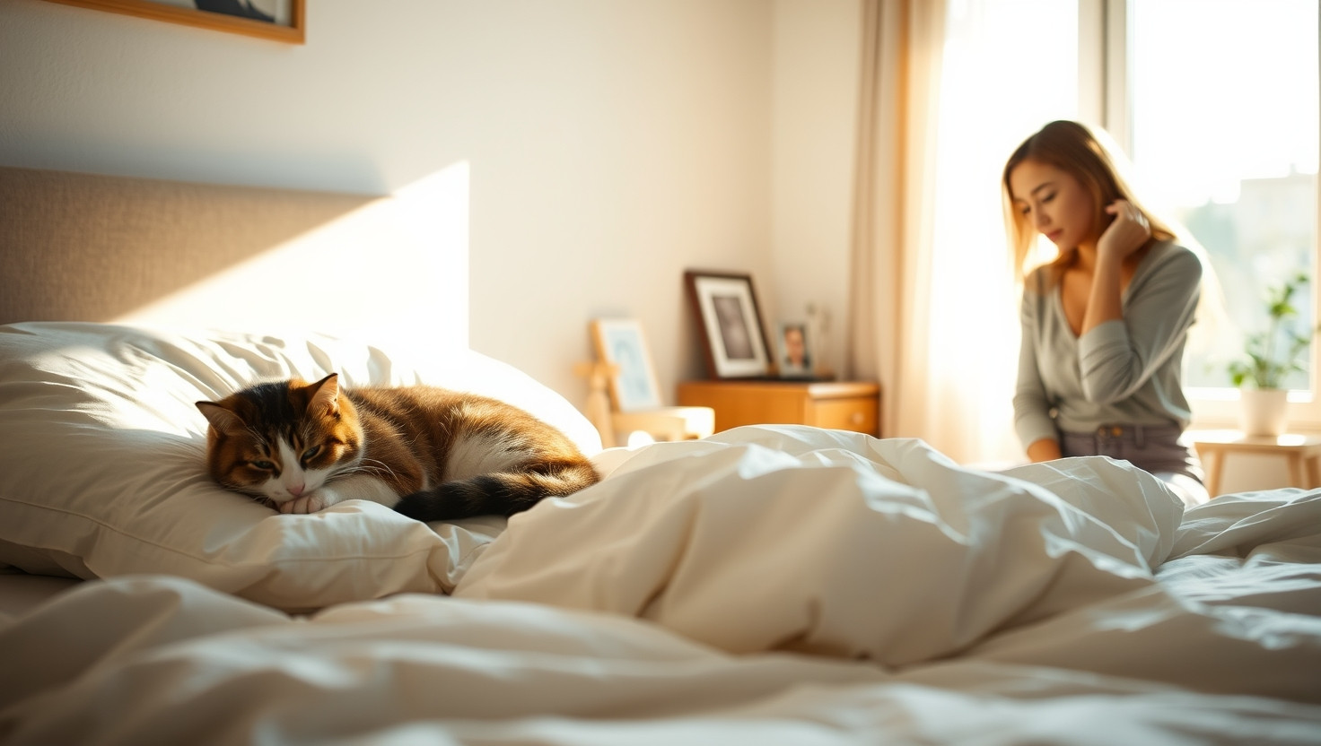 Debating Bed Etiquette: AITA for Banning Partners Pet from Our Bed?