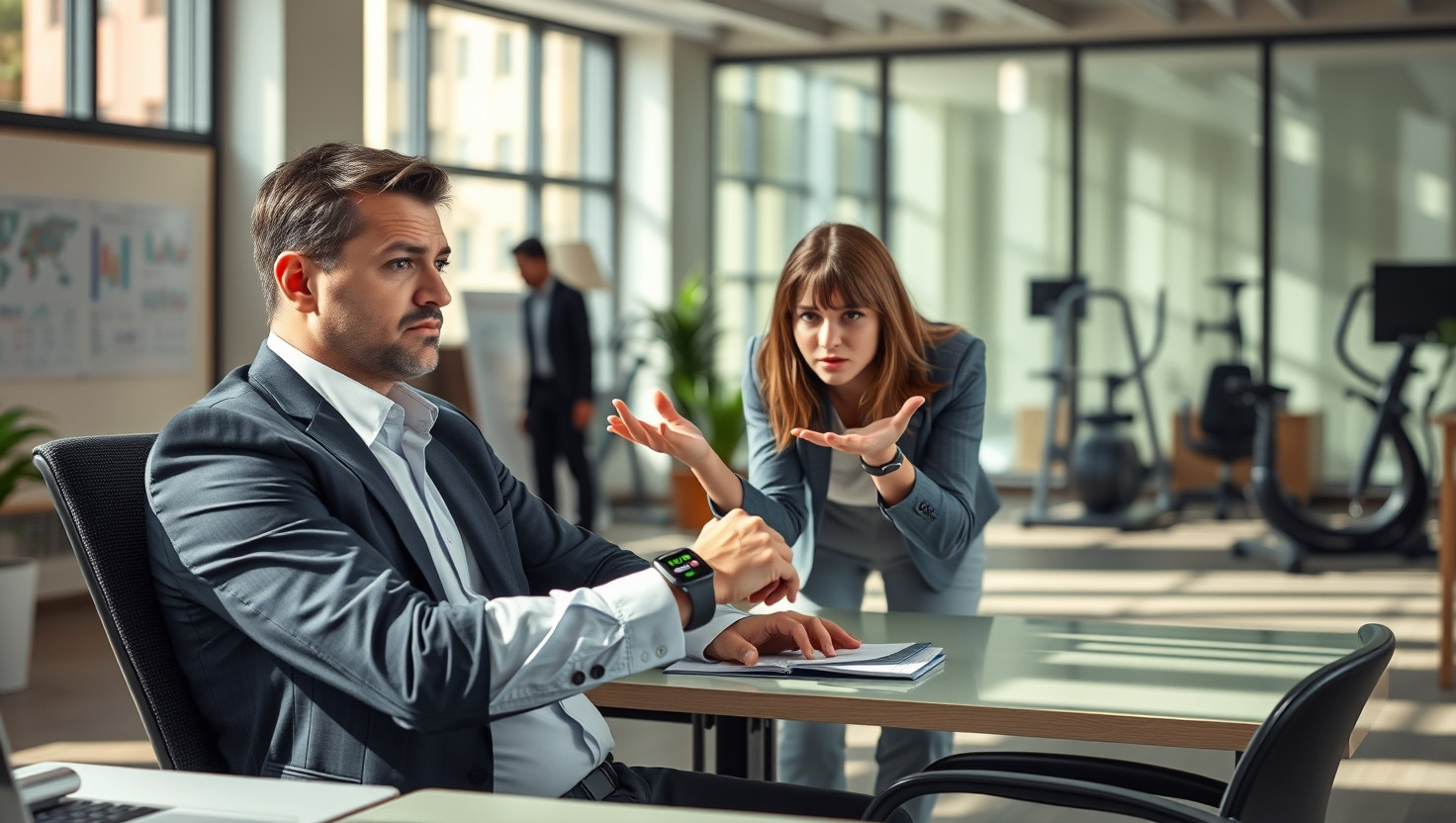 Should I Share My Health Data with Curious Coworkers? AITA for Saying No?