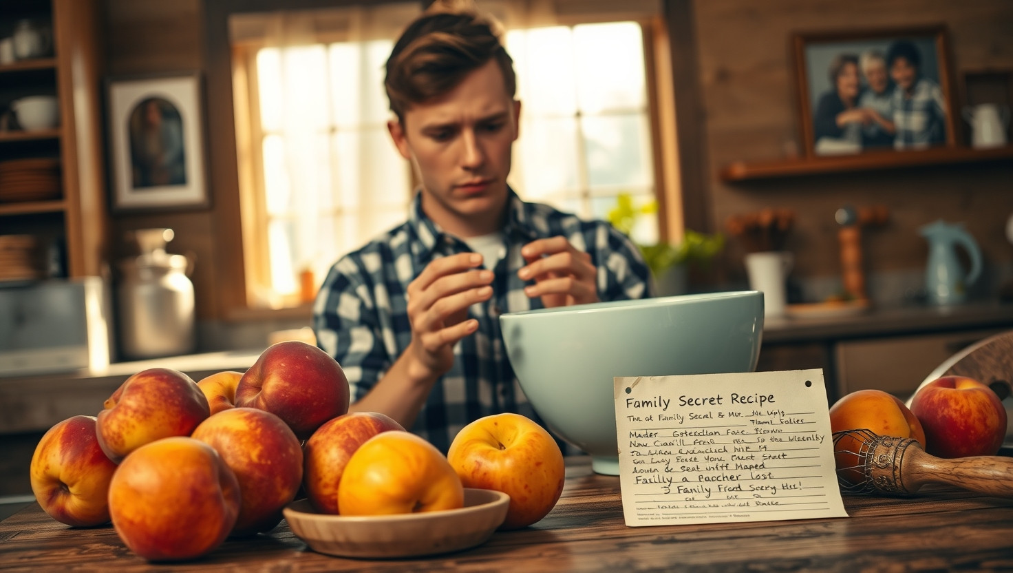 Should I Share Grandmas Secret Peach Cobbler Recipe for Cooking Competition?