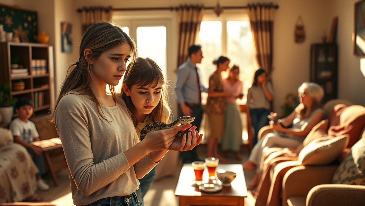 Should I Allow My Daughter to Bring Her Pet Snake to Our Family Gathering Despite Causing a Conflict?