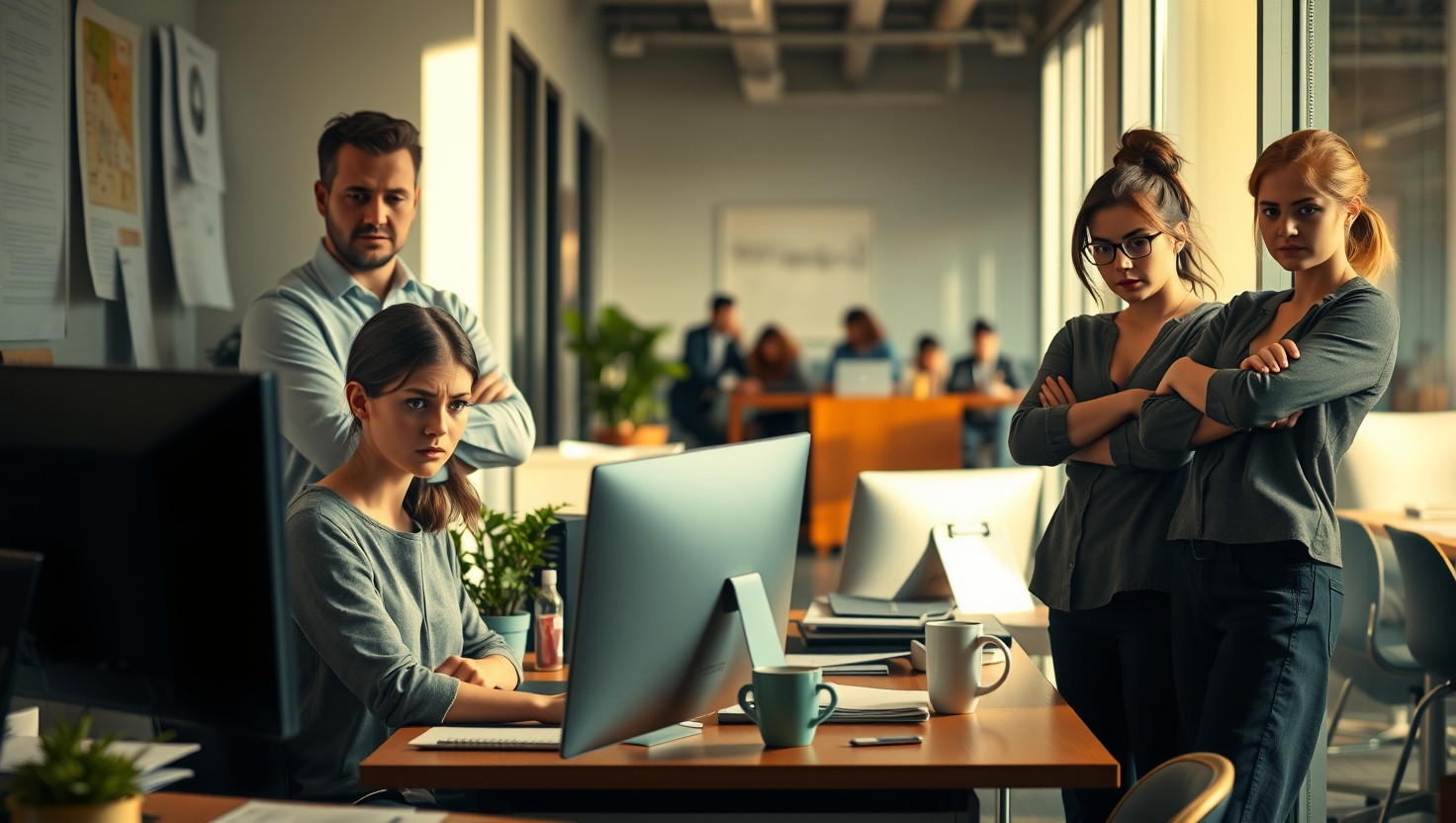 Managing an Office Love Triangle: AITA for Causing Drama?