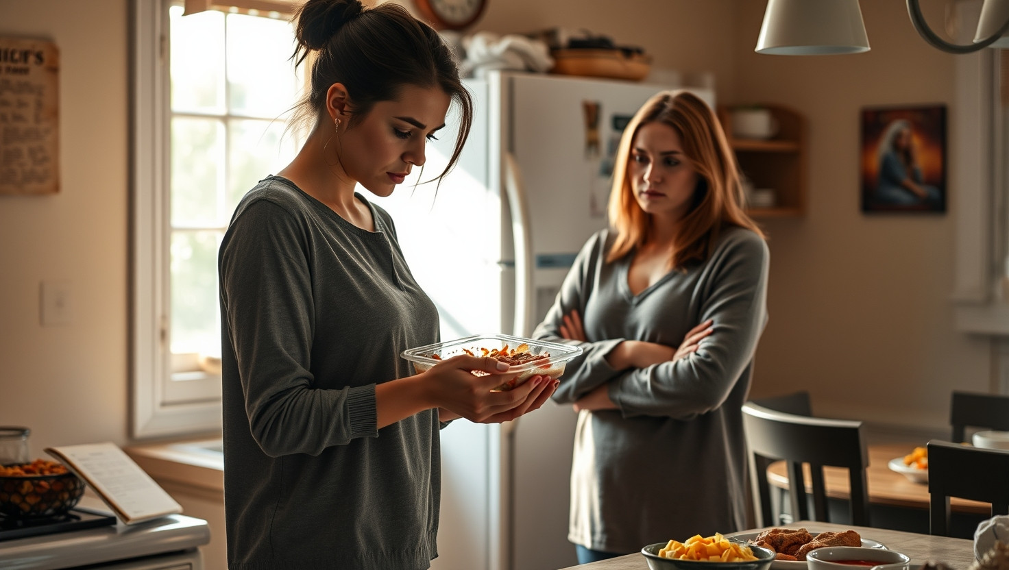 Roommate Confronted for Stealing Homemade Meals