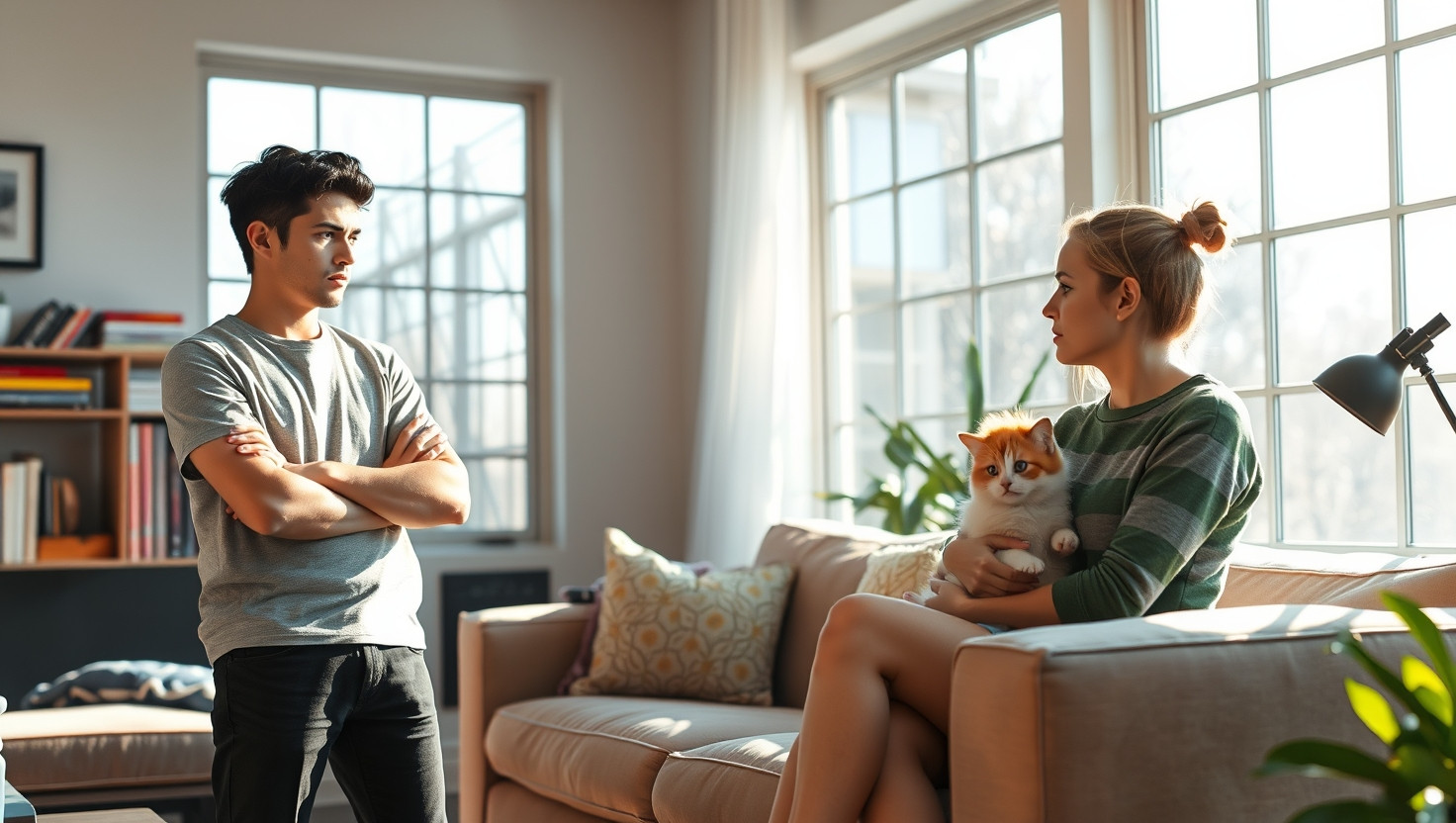 Roommate Refuses to Split Rent Unequally Due to Pet: AITA?