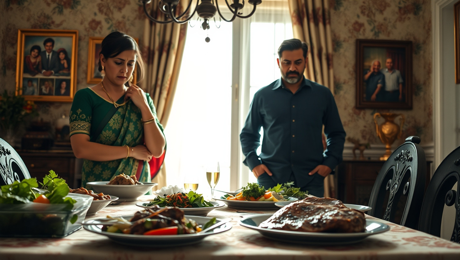 Family Conflict: Upholding Vegetarian Tradition vs. Husbands Meat Diet