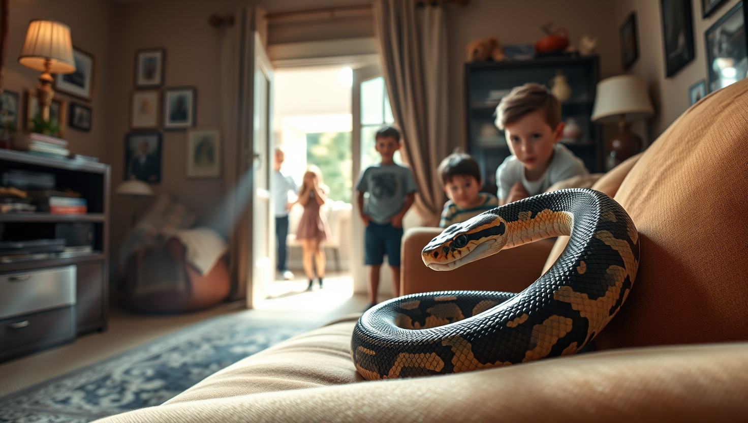 Family Feud: AITA for Standing Firm on Letting My Siblings Meet My Pet Snake?