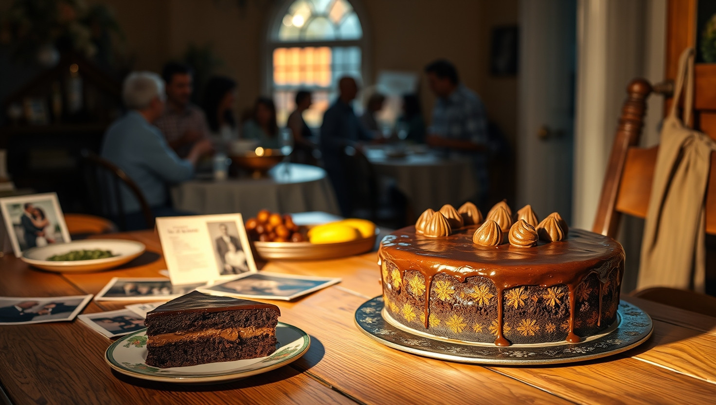 Debating Whether to Share Grandmas Secret Chocolate Cheesecake Recipe at Church Potluck