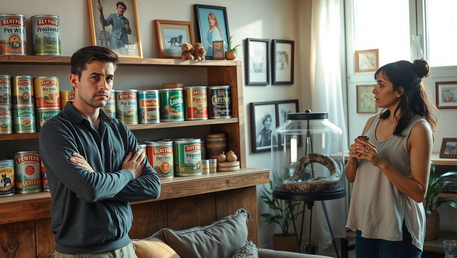 Roommate Wants Snake to Eat My Vintage Pet Food Cans - AITA?