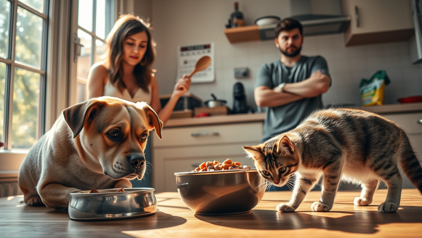 Enforcing a Strict Pet Meal Plan: AITA for Setting Boundaries with Roommates Cat?