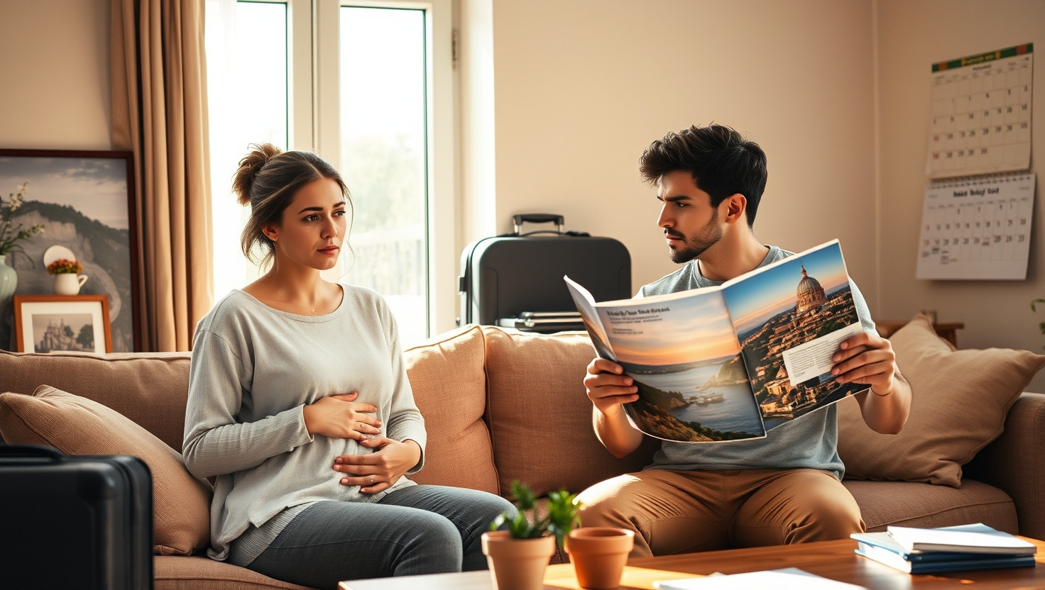 Refusing Unilateral Vacation Plans Amid Pregnancy Struggles: AITA?