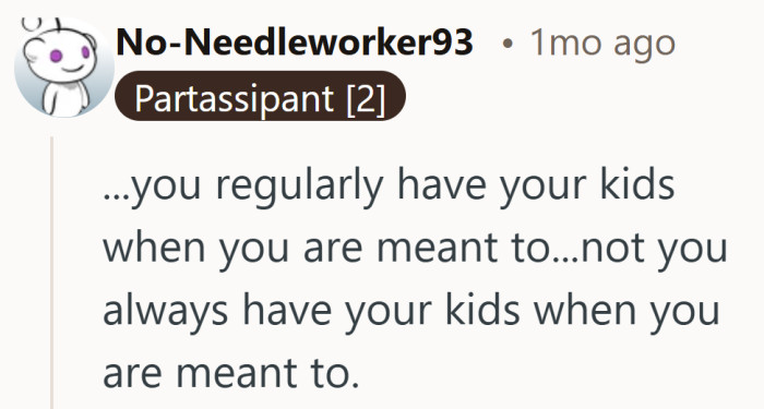 That small wording shift does a lot of heavy lifting, and suddenly the definition of showing up gets very narrow.