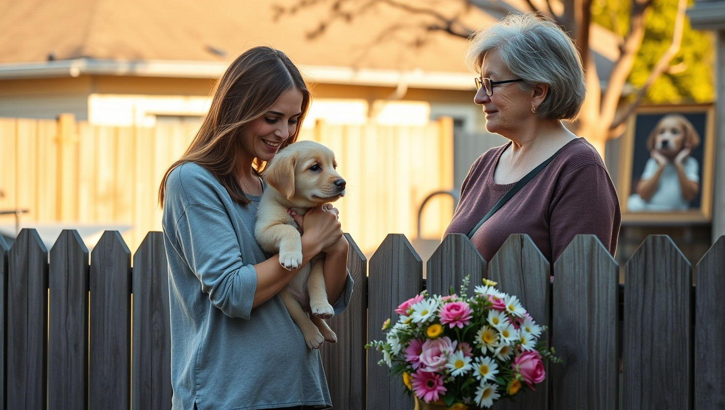 Should I Give My Adopted Puppy to Neighbor in Need? WIBTA?