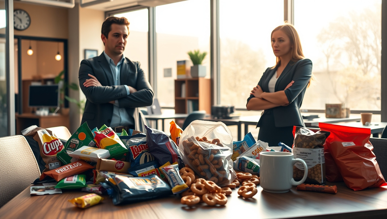 AITA for refusing to share office snacks with a coworker who constantly takes without asking?