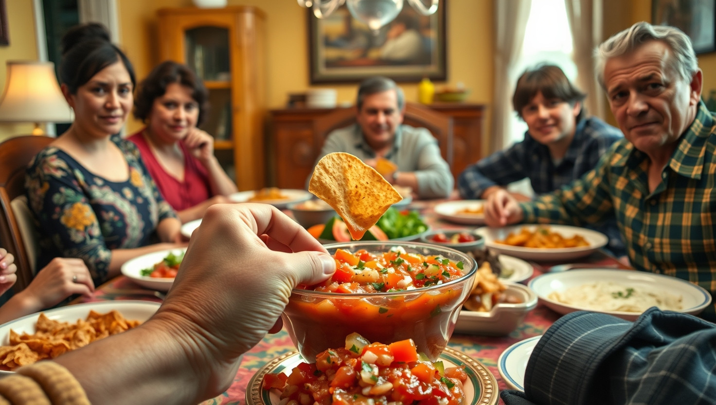 Am I Overreacting for Banning My Brother from Family Dinners Over Double-Dipping Drama?