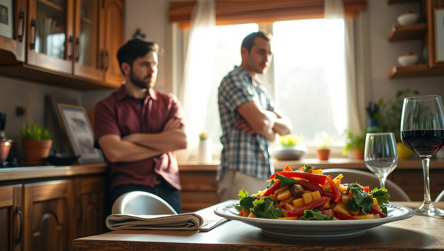 Vegetarian Wife Refuses Husbands Meat Cravings at Home - AITA?