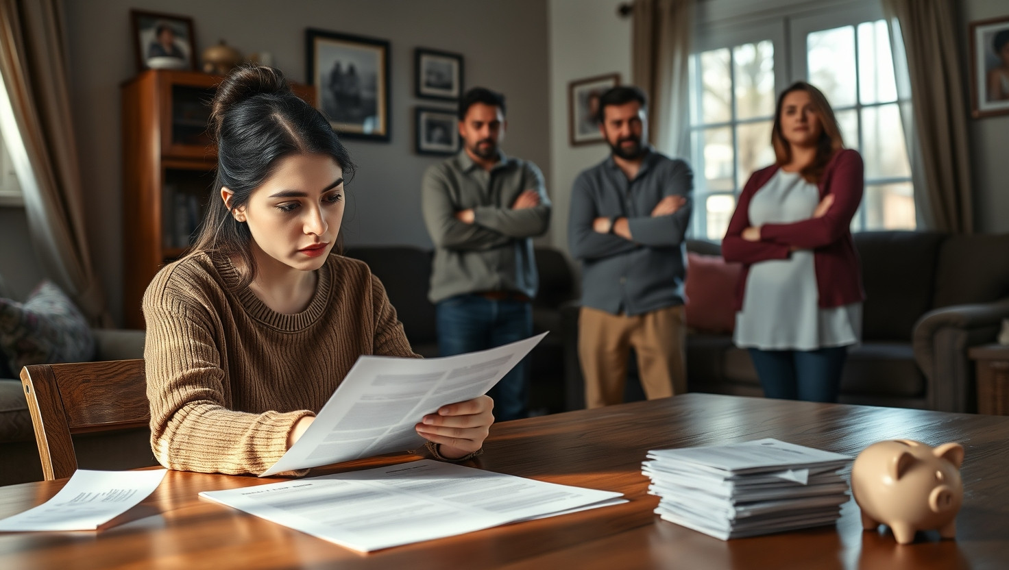 Should I Split My Inheritance Unequally Due to Siblings Financial Struggles?