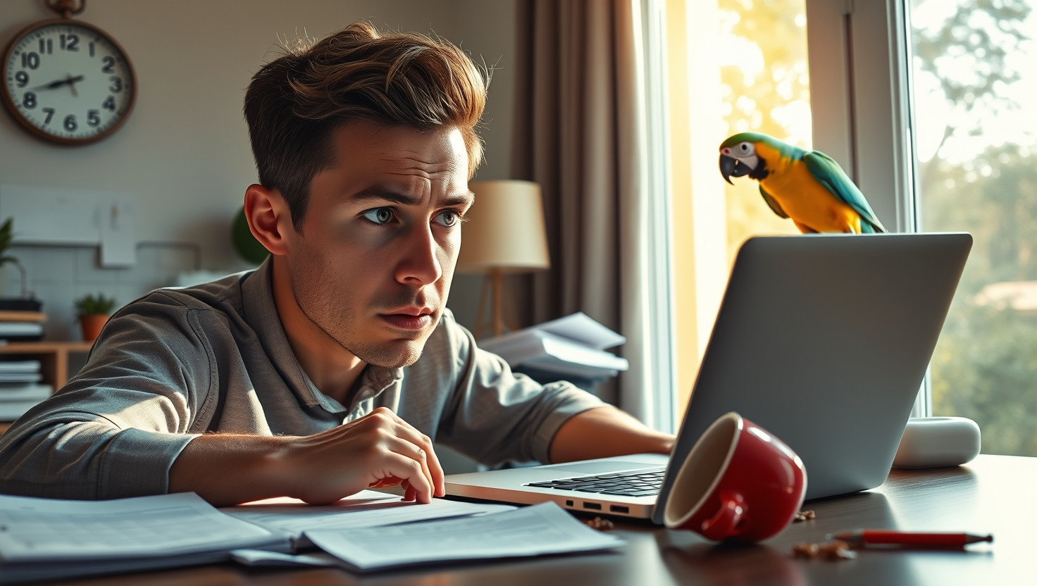 Neighbors Disruptive Parrot Ruining Zoom Meetings: Would I Be Wrong to Sue?