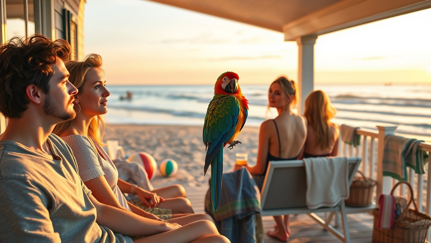 Should I Ask My Friend to Leave Noisy Parrot Behind for Beach House Getaway?