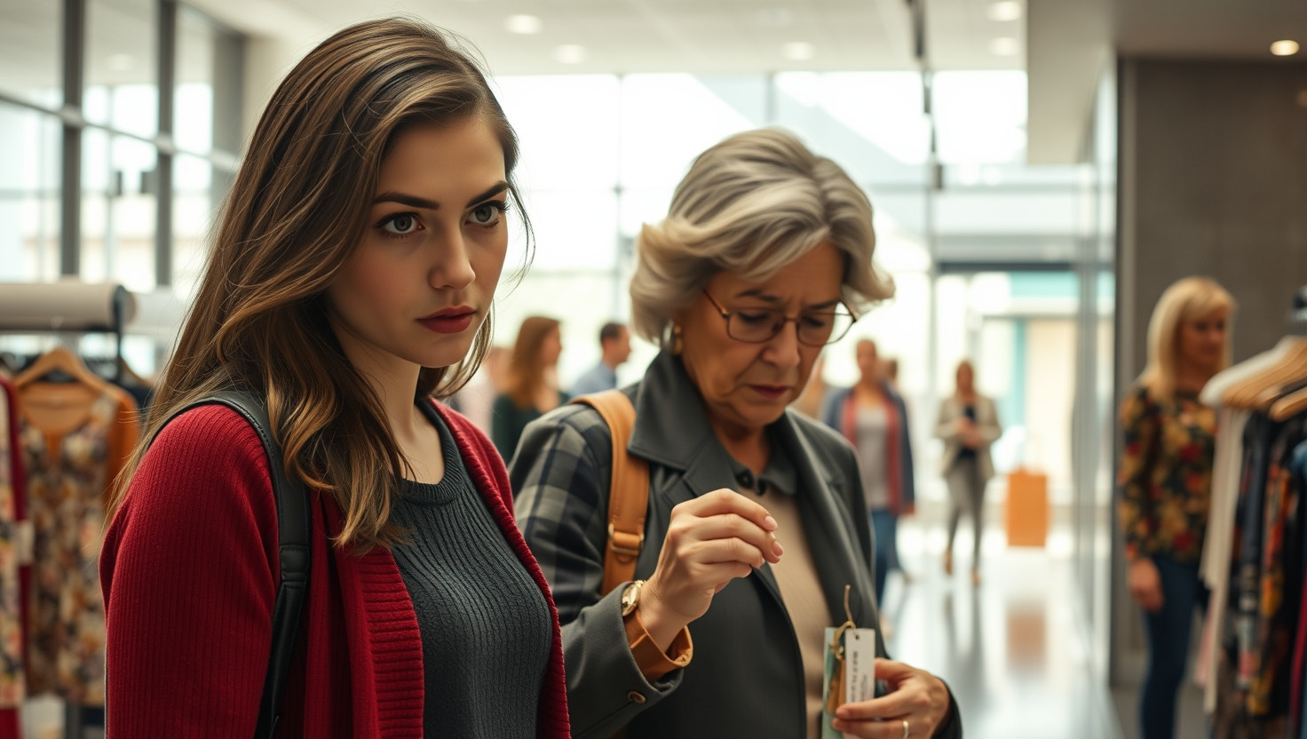 Should I Confront My Aunt for Shoplifting During a Family Outing?