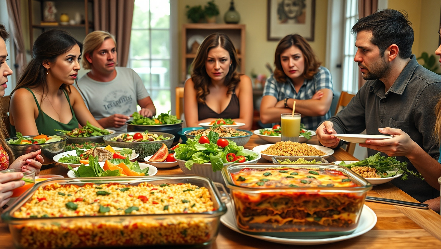 AITA for Bringing Non-Vegan Food to Vegan Potluck?