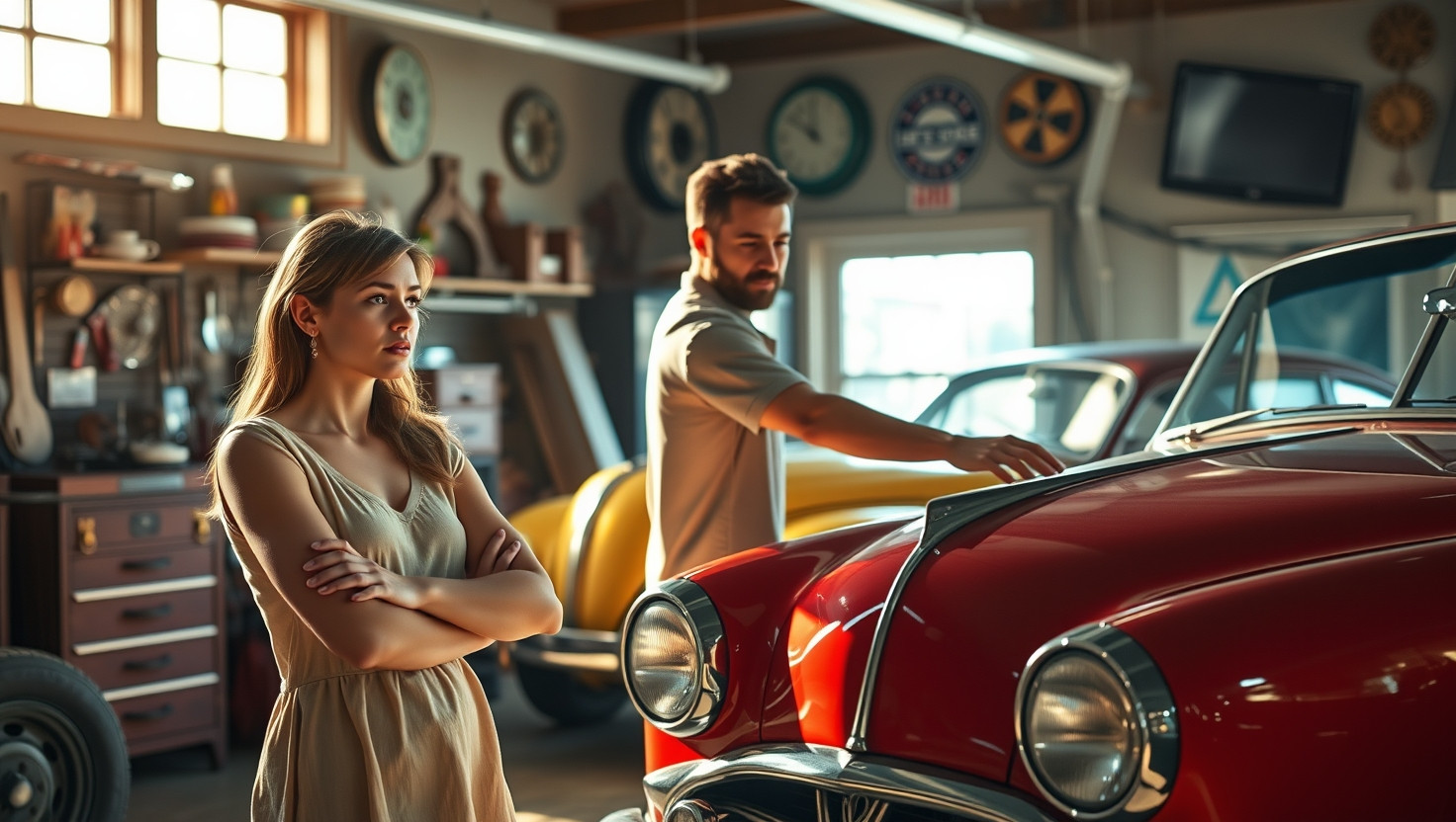Should I ask my spouse to sell their vintage cars for our dream home?
