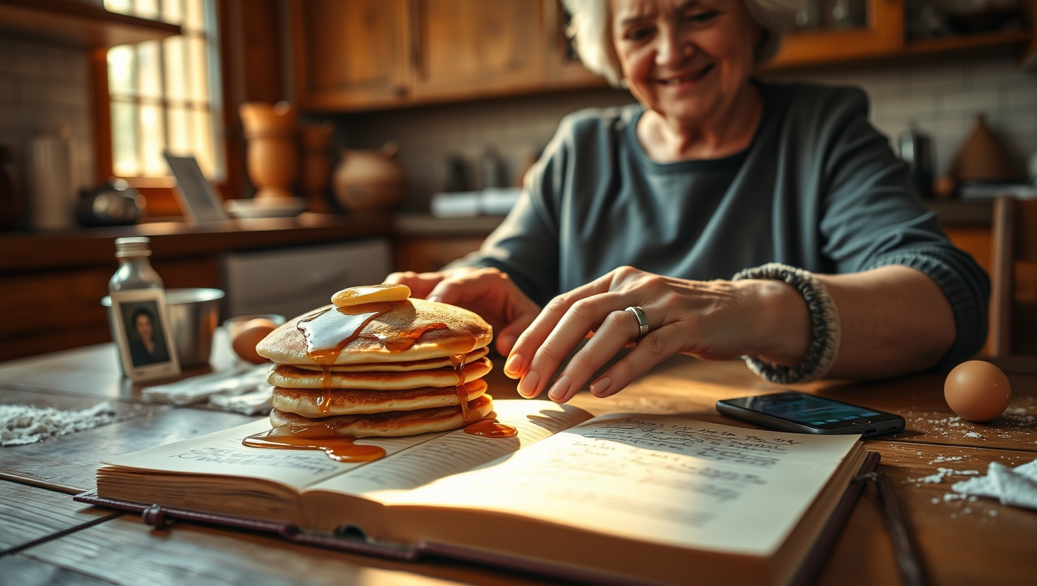 Should I Share My Grandmas Secret Pancake Recipe for a Friends Cafe?