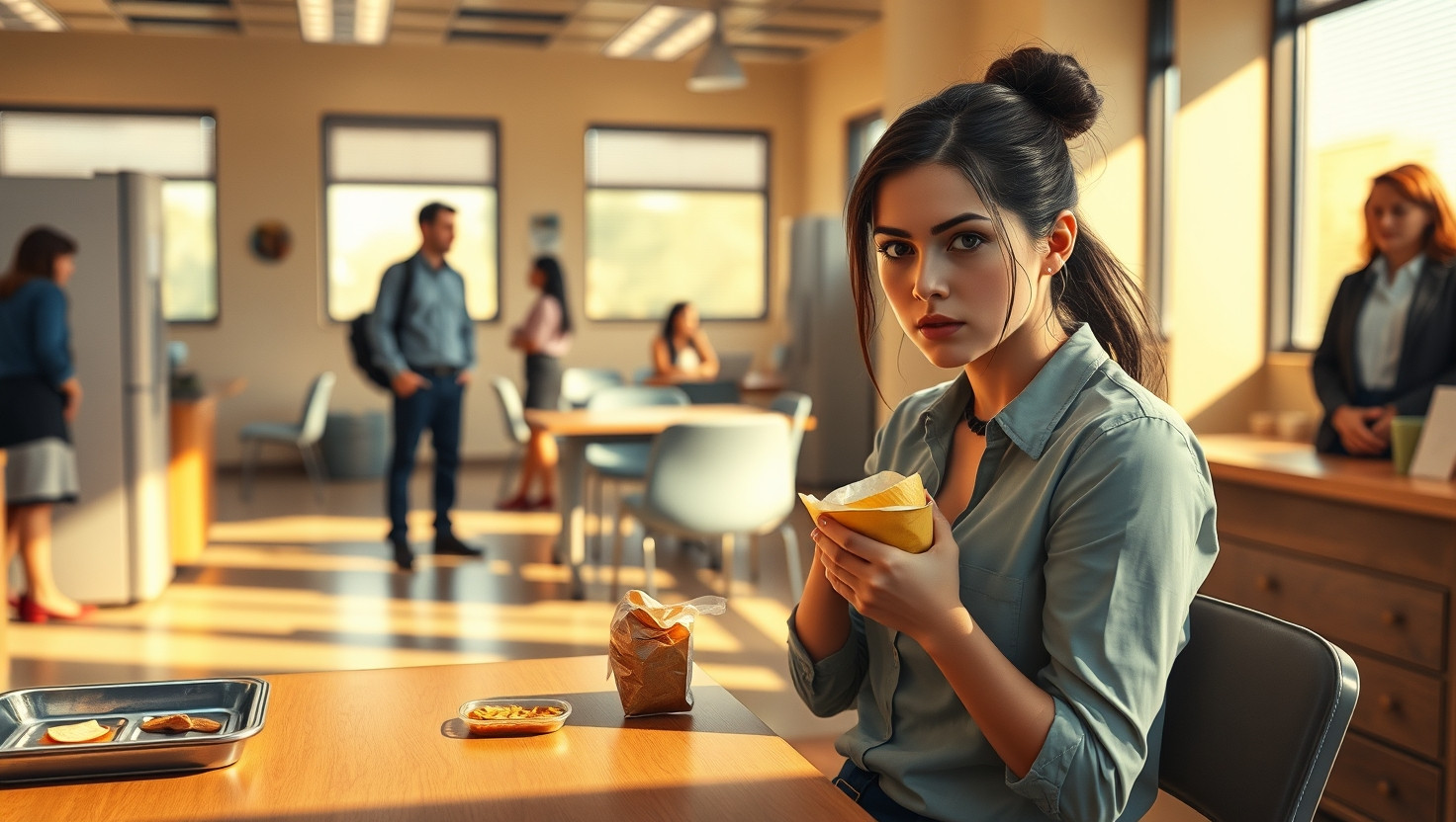 Debating Lunch Etiquette: Should I Share With Needy Coworker?