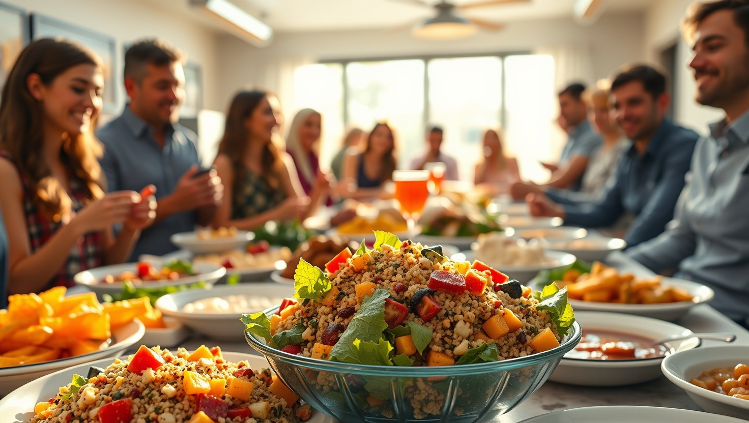 Should I have swapped my famous buffalo chicken dip for a vegan dish at the potluck?