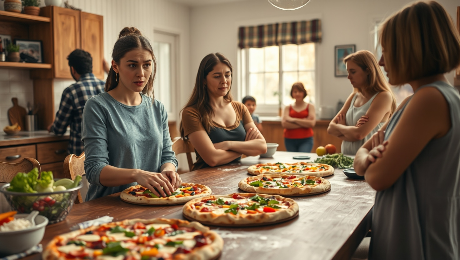 Family Pizza Night Drama: Is OP Wrong for Not Catering to Sisters Sudden Gluten Intolerance?