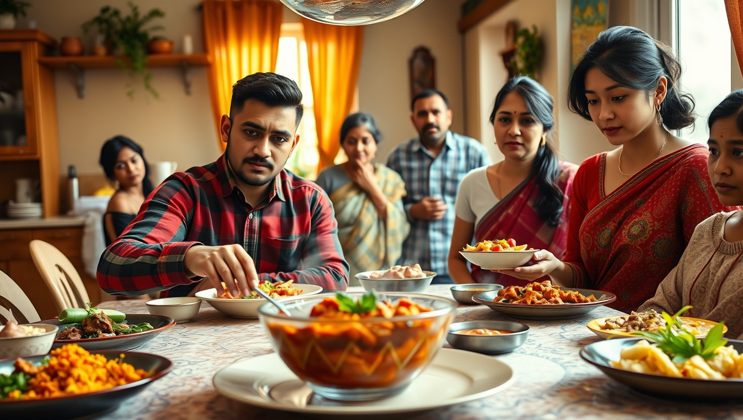 AITAH for Declining Spicy Curry at Wifes Family Dinner Due to Stomach Issues?