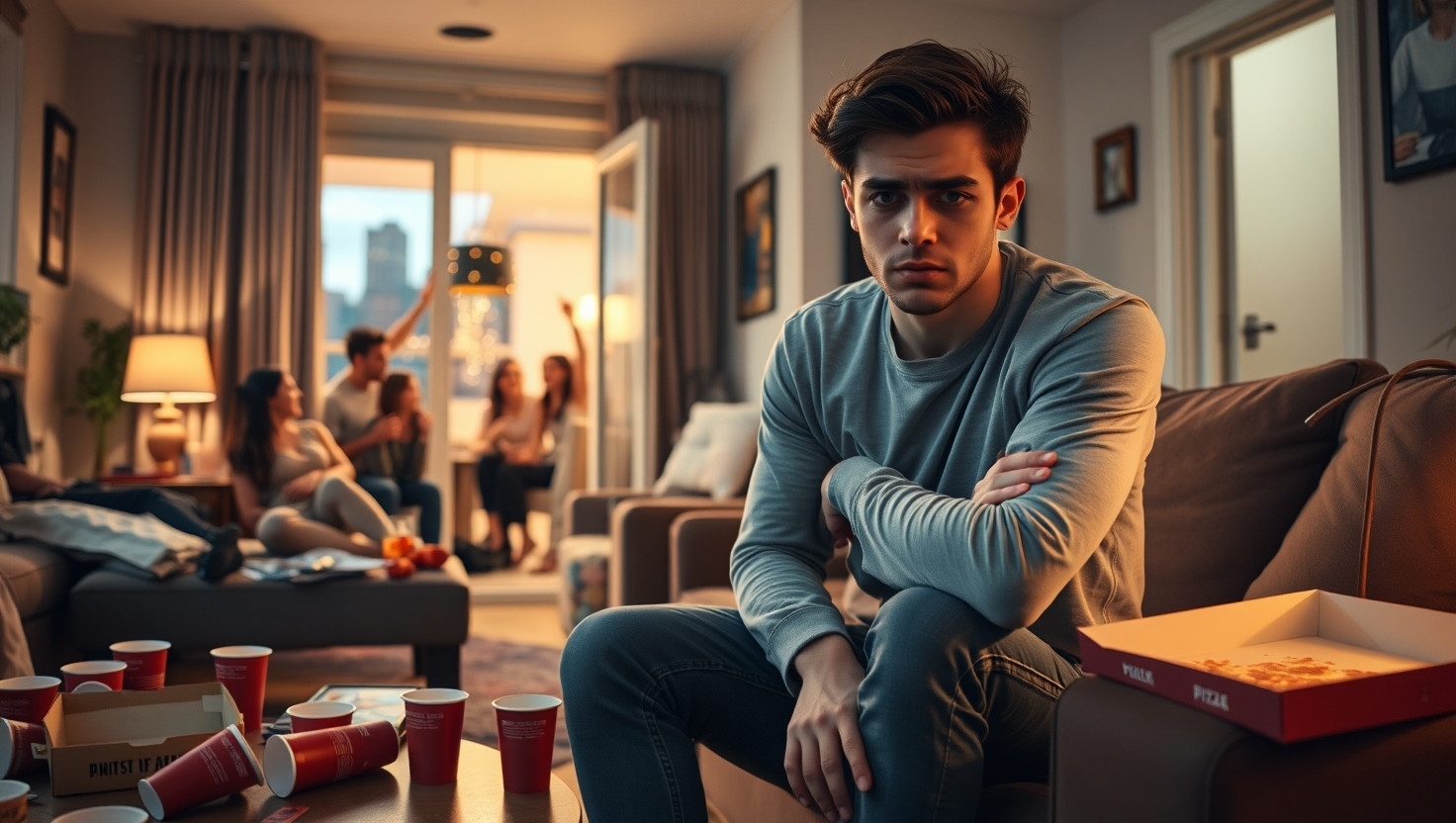 Roommate constantly hosts loud parties - Would I be wrong to suggest adjusting rent split for fair usage?