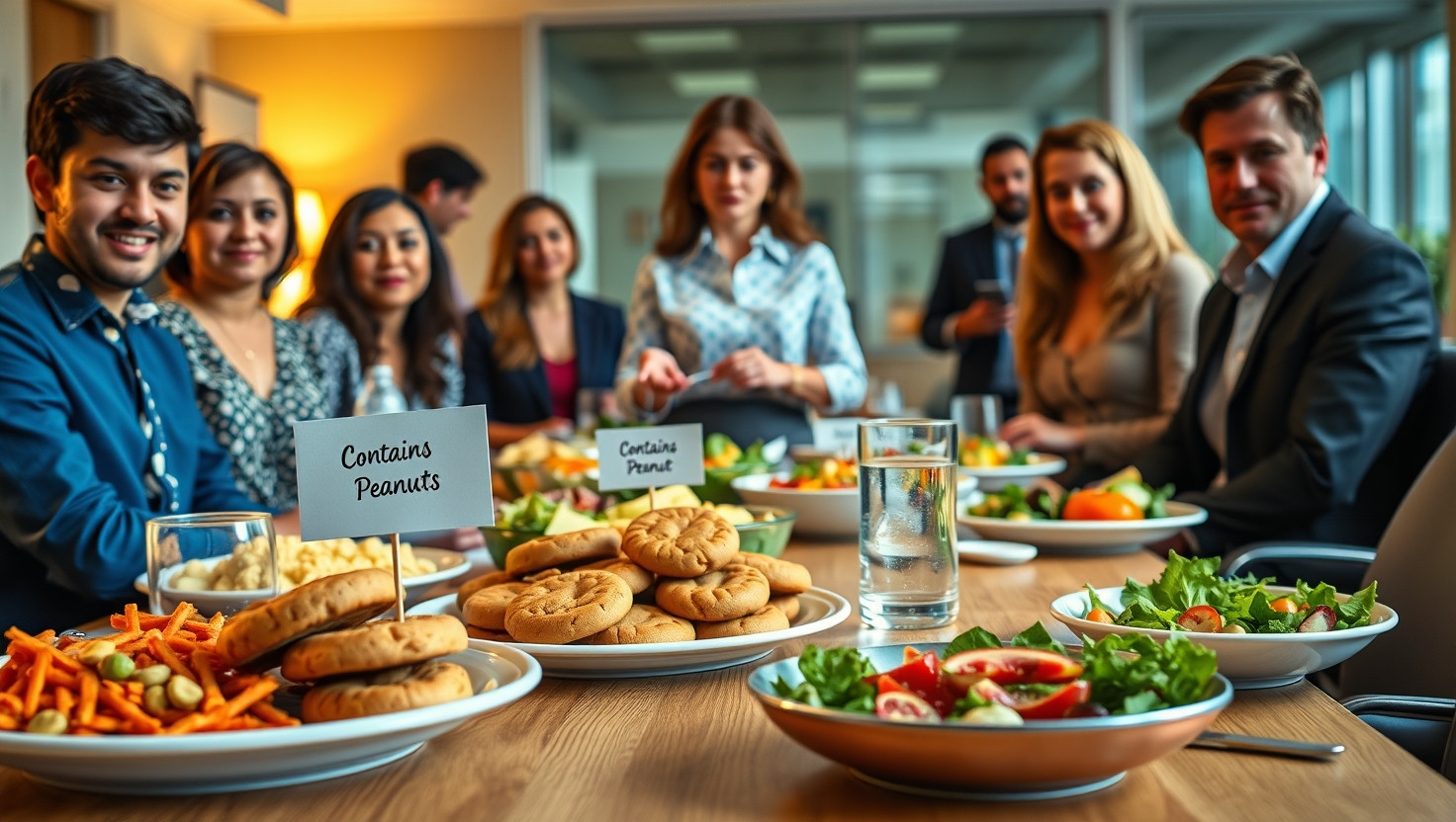 Refusing to Accommodate Coworkers Food Allergy: AITA at Office Potluck?