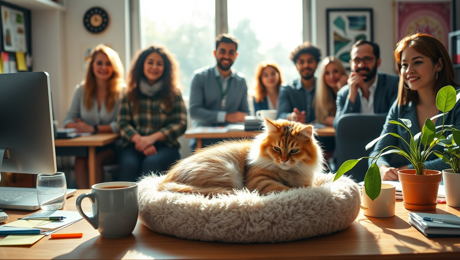 Office Cat Adoption Creates Controversy Among Coworkers