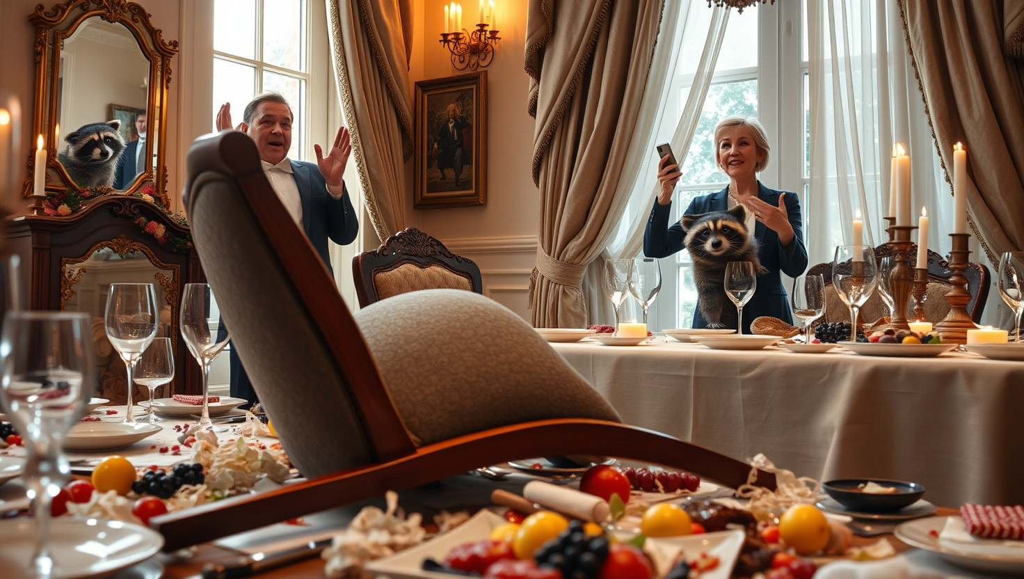 Pet Raccoon Wreaks Havoc at Dinner Party: AITA for Asking Friend to Leave?