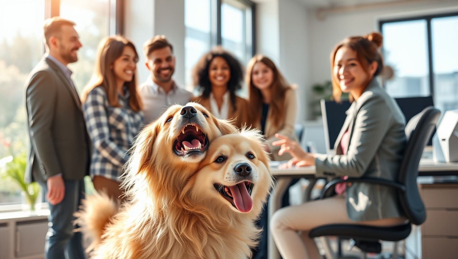 Balancing Pet-Friendly Office Culture with Allergies: AITA for Letting My Dog Roam?