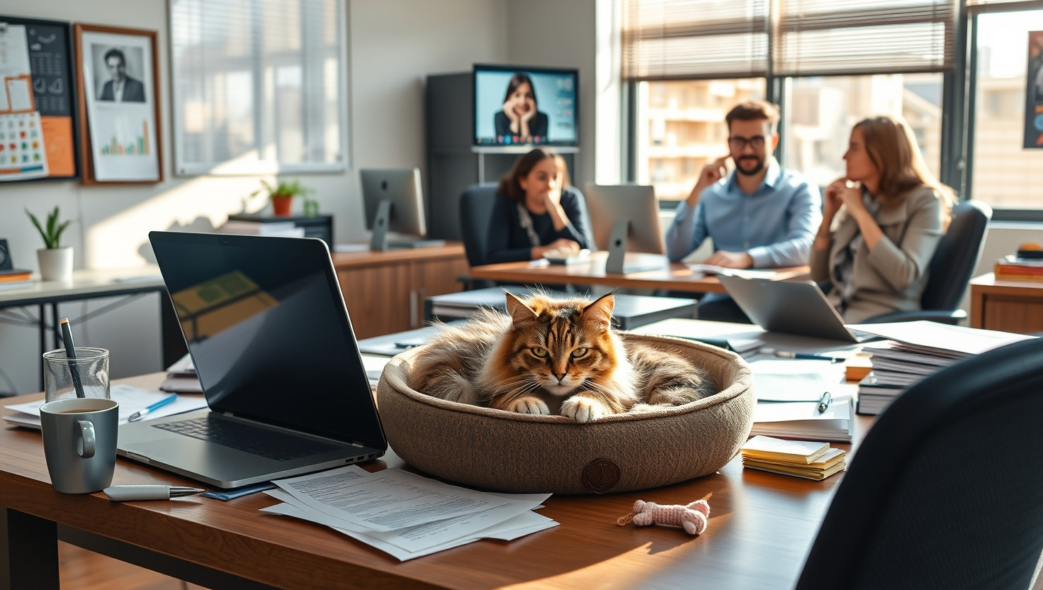 Office Dilemma: Can I Keep My Cat at Work Despite No Pets Policy?